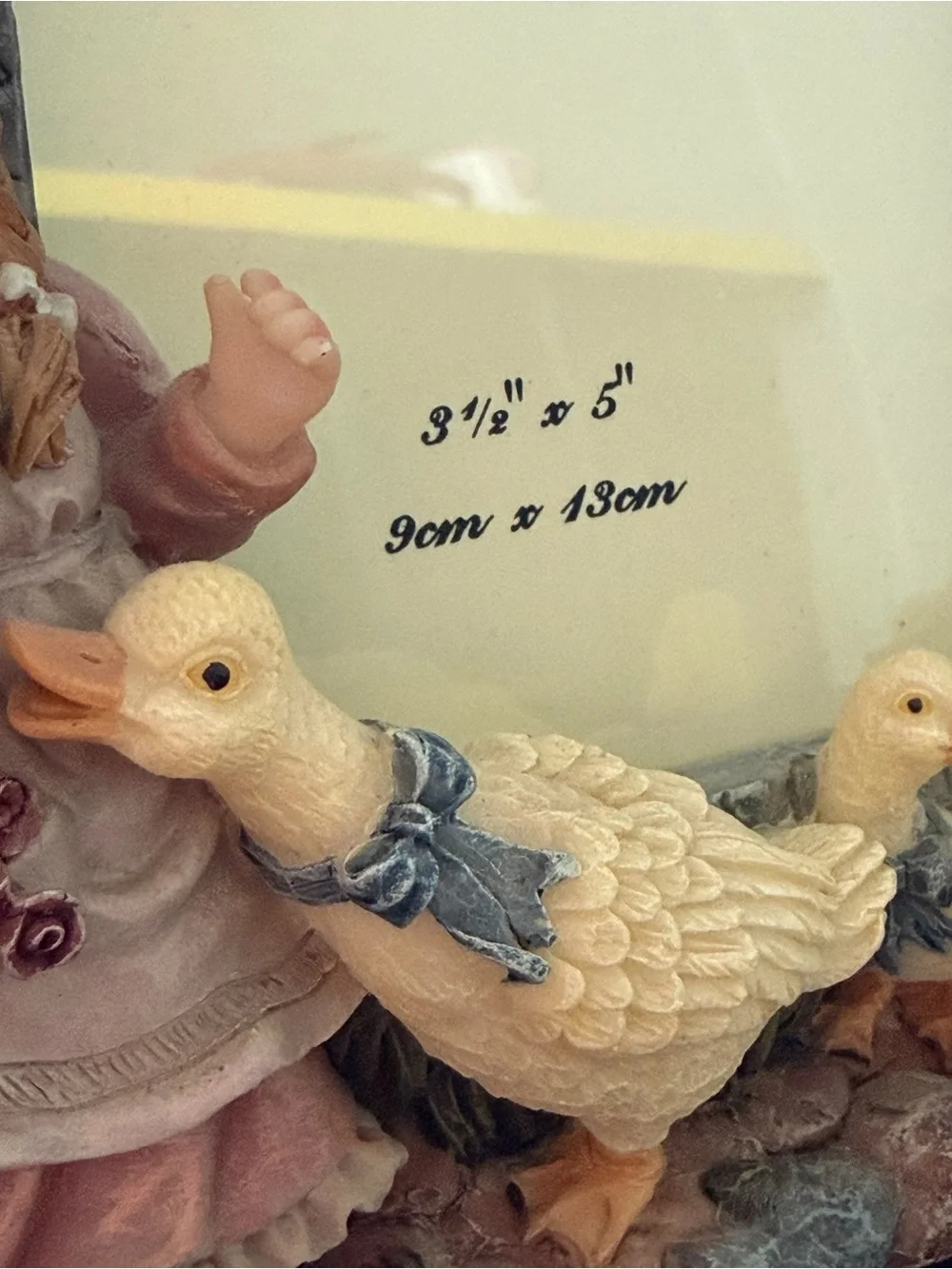Vintage Cottagecore Girl & Duck Family 3.5